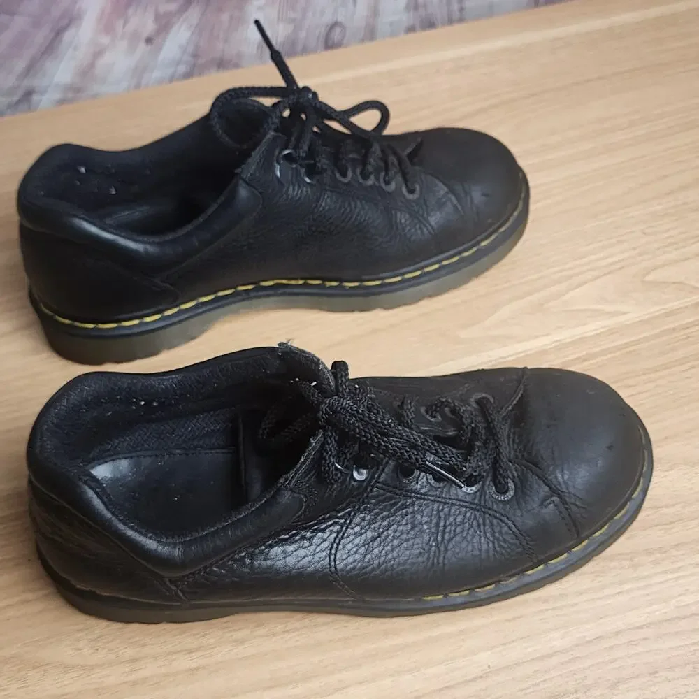 Dr. Martens Vintage Y2K Black Leather Chunky Oxford Shoes Men's US 12 M 10940
